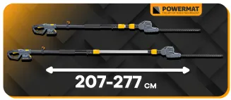 Akumulatorowe nożyce do żywopłotu na wysięgniku PM-NAW-20C 41CM - 26