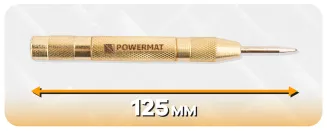PUNKTAK AUTOMATYCZNY MOSIĘŻNY DO ZNAKOWANIA METALU DREWNA PCV PRECYZYJNY 125mm PM-PAU-2T - 6