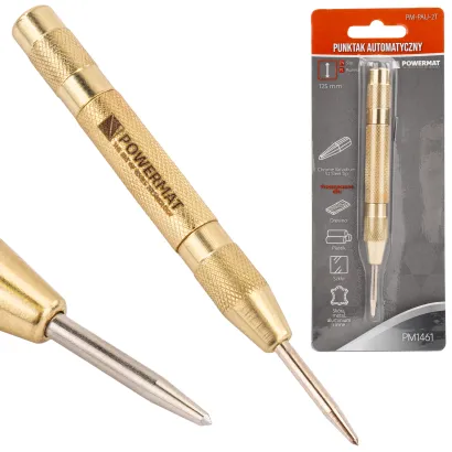 PUNKTAK AUTOMATYCZNY MOSIĘŻNY DO ZNAKOWANIA METALU DREWNA PCV PRECYZYJNY 125mm PM-PAU-2T