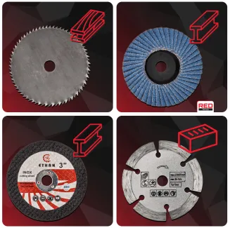 ZESTAW TARCZ DO SZLIFIERKI RTSZK0134-ZTA - 12