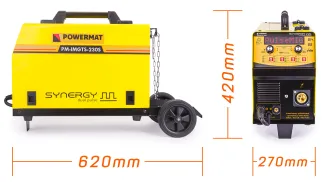 Migomat inwertorowy 230A MIG / MAG / MMA / LIFT-TIG PM-IMGTS-230S SYNERGY Dual Pulse - 3
