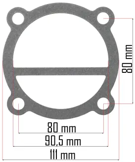 ZESTAW USZCZELEK DO KOMPRESORA PM-KO-300T-400V-ZUS - 3
