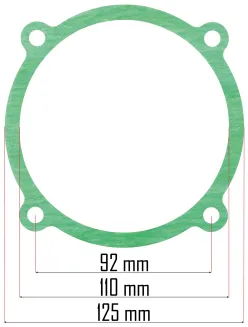 ZESTAW USZCZELEK DO KOMPRESORA PM-KO-300T-400V-ZUS - 6