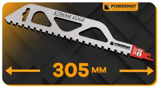 BRZESZCZOT DO PIŁY SZABLASTEJ LISICY GAZOBETON PUSTAK BLOCZEK 305*50 MM 20T PM-BDP-305T - 16