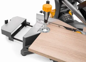 PIŁA UKOŚNA Z POSUWEM PILARKA UKOŚNICA DO DREWNA 255MM Z LASEREM 2400W LED PM-UK-2400M - 18