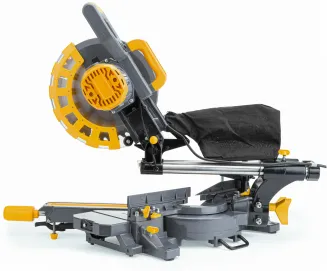 PIŁA UKOŚNA Z POSUWEM PILARKA UKOŚNICA DO DREWNA 255MM Z LASEREM 2400W LED PM-UK-2400M - 8