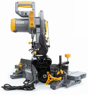PIŁA UKOŚNA Z POSUWEM PILARKA UKOŚNICA DO DREWNA 255MM Z LASEREM 2400W LED PM-UK-2400M - 9