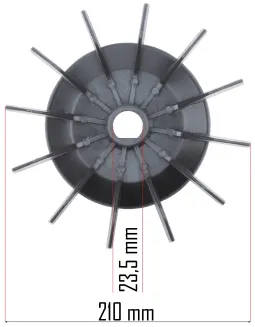 WENTYLATOR DO KOMPRESORA PM-KO-50T-V2-100T-V2-WEN - 2