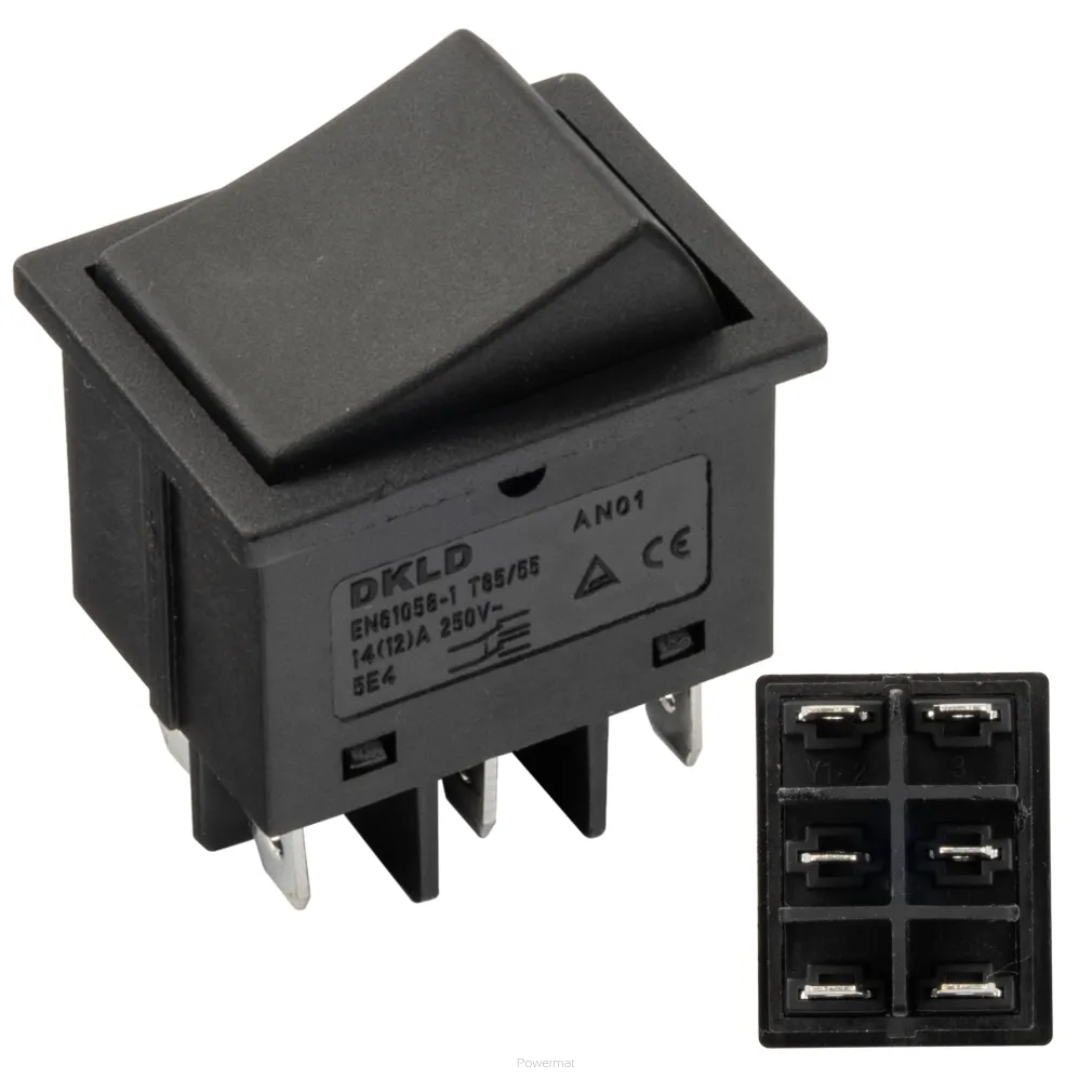 PRZEŁĄCZNIK DO AERATORA WYŁĄCZNIK WŁĄCZNIK PRZYCISK KOŁYSKOWY 250V 4PIN PM-GGE-1900M-PK