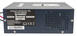 Zasilacz Awaryjny UPS LCD 500VA 300W Przetwornica PM-UPS-500MW - 4