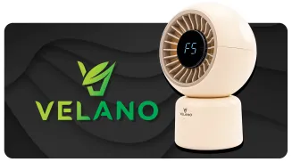 WENTYLATOR BIURKOWY akumulatorowy 3600mAh VELWEBS0010 - 10