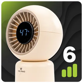 WENTYLATOR BIURKOWY akumulatorowy 3600mAh VELWEBS0010 - 12