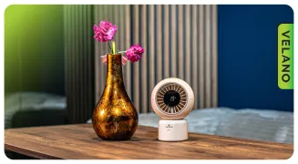 WENTYLATOR BIURKOWY akumulatorowy 3600mAh VELWEBS0010 - 16