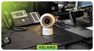 WENTYLATOR BIURKOWY akumulatorowy 3600mAh VELWEBS0010 - 17