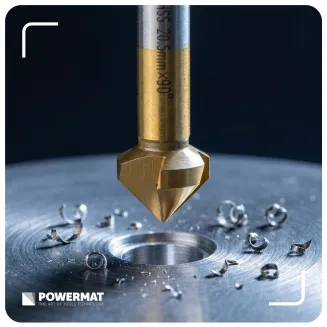 ZESTAW POGŁĘBIACZY STOŻKOWYCH HSS 6 SZT FAZOWNIK FREZ 6,3-20,5 MM  PM-ZPM-6T - 14
