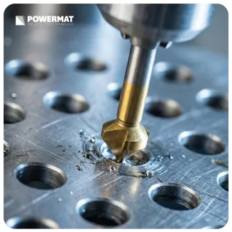 ZESTAW POGŁĘBIACZY STOŻKOWYCH HSS 6 SZT FAZOWNIK FREZ 6,3-20,5 MM  PM-ZPM-6T - 16