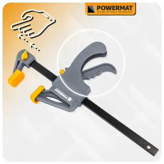 ŚCISK STOLARSKI ZACISK DŹWIGNIOWY 200x60 MM SZYBKOZACISKOWY AUTOMATYCZNY PM-SSD-8T - 11