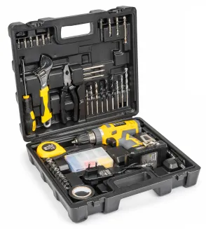 Wkrętarka wiertarka akumulatorowa zestaw 100el PM-aku-20 - 4