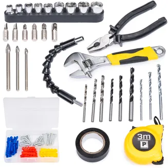 Wkrętarka wiertarka akumulatorowa zestaw 100el PM-aku-20 - 8