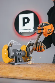 SZLIFIERKA STOŁOWA KAMIENIOWA PODWÓJNA 1500W 2x KAMIEŃ TARCZA 150mm PM-SS-1500M - 3