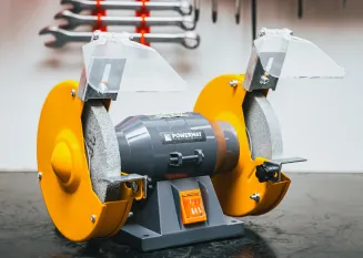 SZLIFIERKA STOŁOWA KAMIENIOWA PODWÓJNA 1500W 2x KAMIEŃ TARCZA 150mm PM-SS-1500M - 5