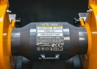 SZLIFIERKA STOŁOWA KAMIENIOWA PODWÓJNA 1500W 2x KAMIEŃ TARCZA 150mm PM-SS-1500M - 7