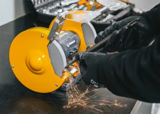 SZLIFIERKA STOŁOWA KAMIENIOWA PODWÓJNA 1500W 2x KAMIEŃ TARCZA 150mm PM-SS-1500M - 10