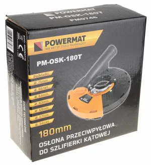 Osłona PRZECIWPYŁOWA Odsysająca do szlifierki 230mm (dla tarcz do 180mm) - 5