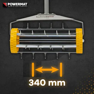 AERATOR RĘCZNY WERTYKULATOR WALCOWY DO TRAWY PM-AR-34T - 6