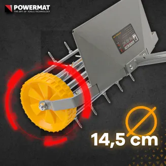 AERATOR RĘCZNY WERTYKULATOR WALCOWY DO TRAWY PM-AR-34T - 7