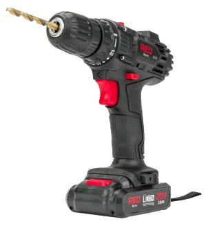 Wkrętarka AKUMULATOROWA Wiertarka LCD 2x Aku 20V Red Technic RTWA0033 - 7