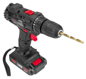 Wkrętarka AKUMULATOROWA Wiertarka LCD 2x Aku 20V Red Technic RTWA0033