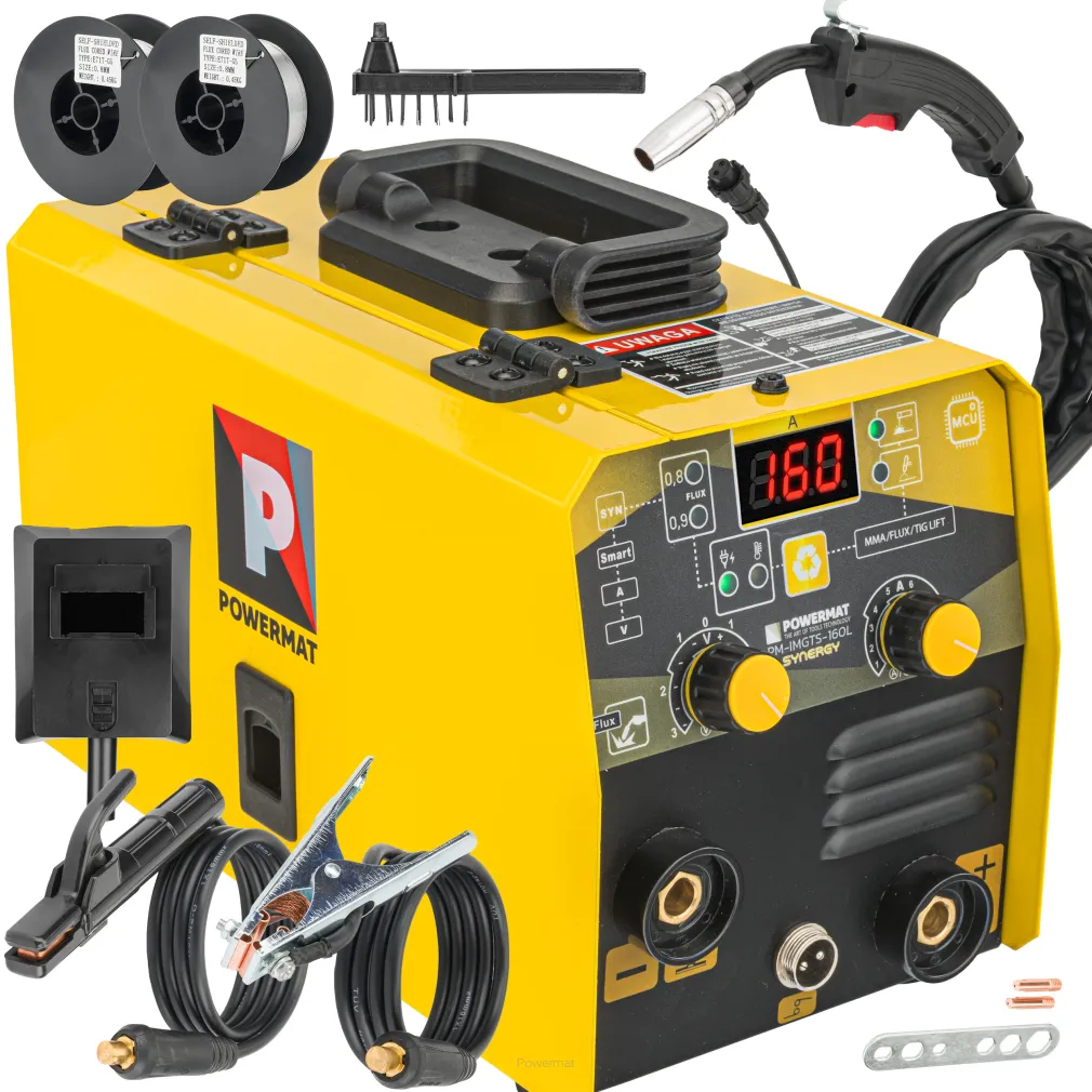 Spawarka Inwertorowa Migomat MIG MAG MMA FLUX TIG LIFT 160A Synergia PM-IMGTS-160L