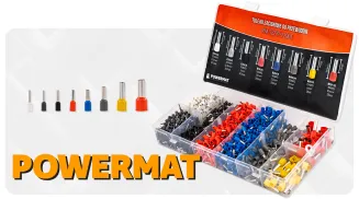 TULEJKI KOŃCÓWKI ZACISKOWE IZOLOWANE DO PRZEWODÓW 1200SZT TULEJKA 0.5-10mm2 PM-TZDP-1200T - 6