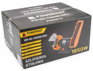 Szlifierka stołowa kamieniowa taśmowa 1850W PM-SS-1850M-2W1 - 12