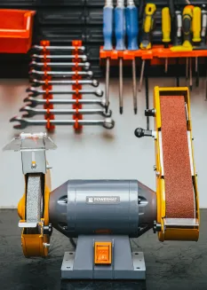 Szlifierka stołowa kamieniowa taśmowa 1850W PM-SS-1850M-2W1 - 7