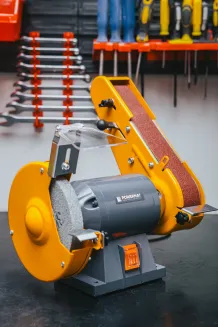 Szlifierka stołowa kamieniowa taśmowa 1850W PM-SS-1850M-2W1 - 8