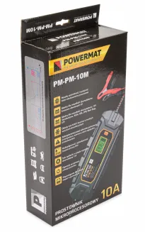 Prostownik MIKROPROCESOROWY Akumulatorowy 6V / 12V PM-PM-10M - 6