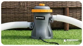 POMPA FILTRUJĄCA DO BASENU WODY 1250 L/H 16W IPX8 32MM ZESTAW PM-PFDB-16T - 10