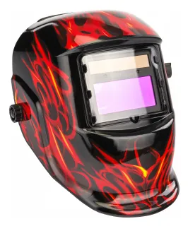 SAMOŚCIEMNIAJĄCA MASKA PRZYŁBICA SPAWALNICZA FILTR AUTOMATYCZNA RED TECHNIC RTAPS0062 - 5