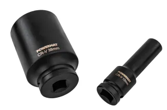 NASADKI UDAROWE HEX 1/2'' (ZESTAW 20el.) 10-38mm CRV WALIZKA PM-ZNU-1038T - 12