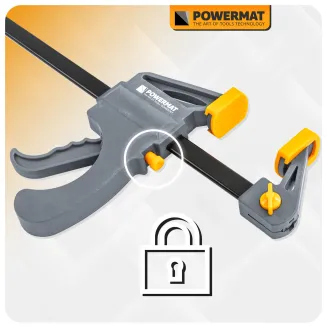 ŚCISK STOLARSKI ZACISK DŹWIGNIOWY 450x60 MM SZYBKOZACISKOWY AUTOMATYCZNY PM-SSD-18T - 9