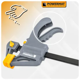 ŚCISK STOLARSKI ZACISK DŹWIGNIOWY 450x60 MM SZYBKOZACISKOWY AUTOMATYCZNY PM-SSD-18T - 10