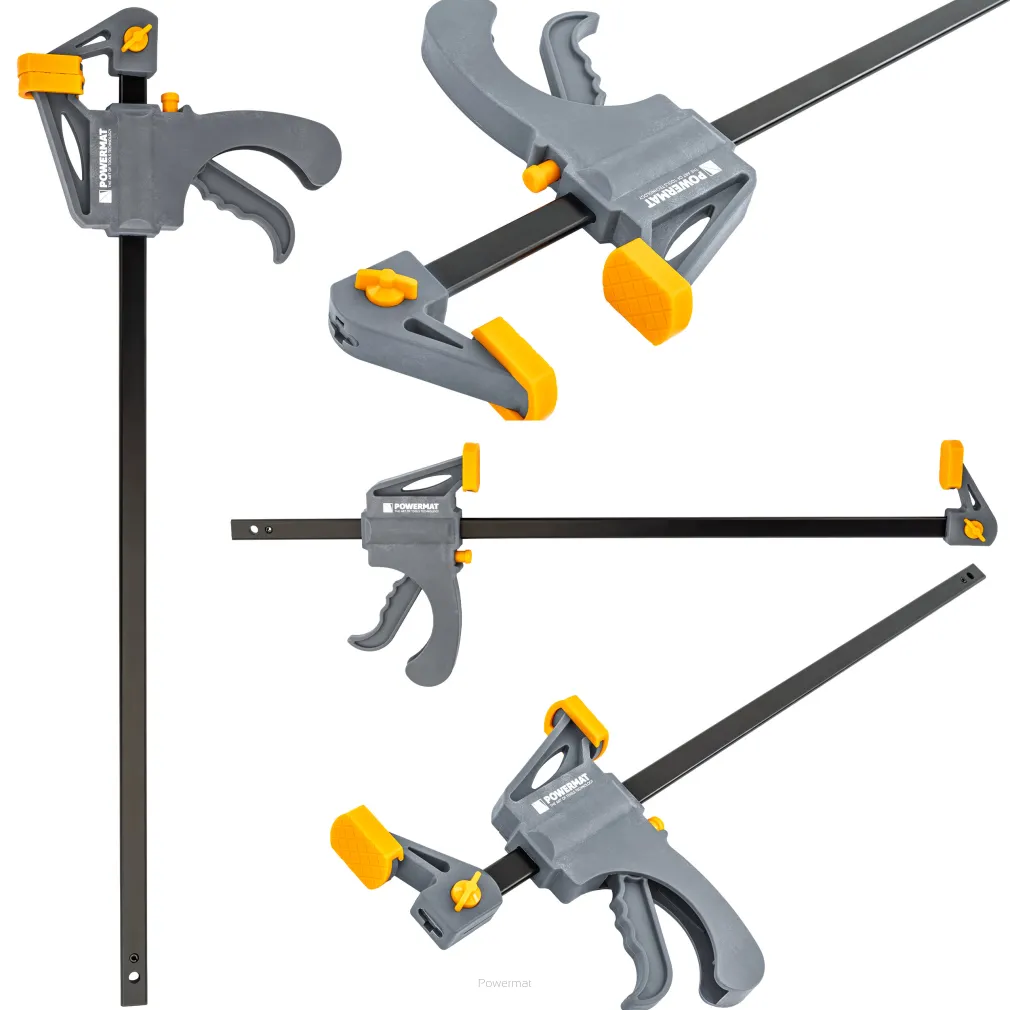 ŚCISK STOLARSKI ZACISK DŹWIGNIOWY 450x60 MM SZYBKOZACISKOWY AUTOMATYCZNY PM-SSD-18T