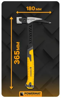 MŁOTEK CIESIELSKI DEKARSKI DO GWOŹDZI HARTOWANY STAL MONOBLOK MAGNES 920G  PM-MLT-600-920T - 11