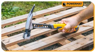 MŁOTEK CIESIELSKI DEKARSKI DO GWOŹDZI HARTOWANY STAL MONOBLOK MAGNES 920G  PM-MLT-600-920T - 14