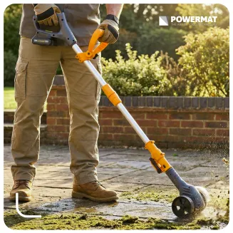 KRAWĘDZIARKA AKUMULATOROWA 21V DO TRAWNIKA CHWASTÓW MCHU KOSTKI PM-AKT-2AT - 7