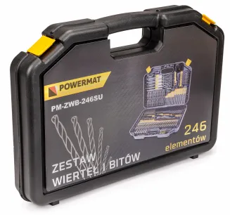 Zestaw wierteł i bitów 246el PM-ZWB-246SU - 2