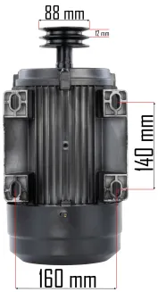 SILNIK DO KOMPRESORA OLEJOWEGO ELEKTRYCZNY 3000RPM 650L/min 4KM 400V PM-KO-100T-150T-200T-400V-SI - 9