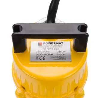 Pompa do wody czystej i brudnej PM-PDWB-2450 - 2450W - 2